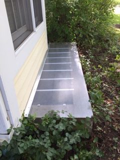 custom oversize window well cover installation