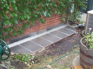 custom oversize window well cover installation