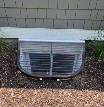 window well cover overlay